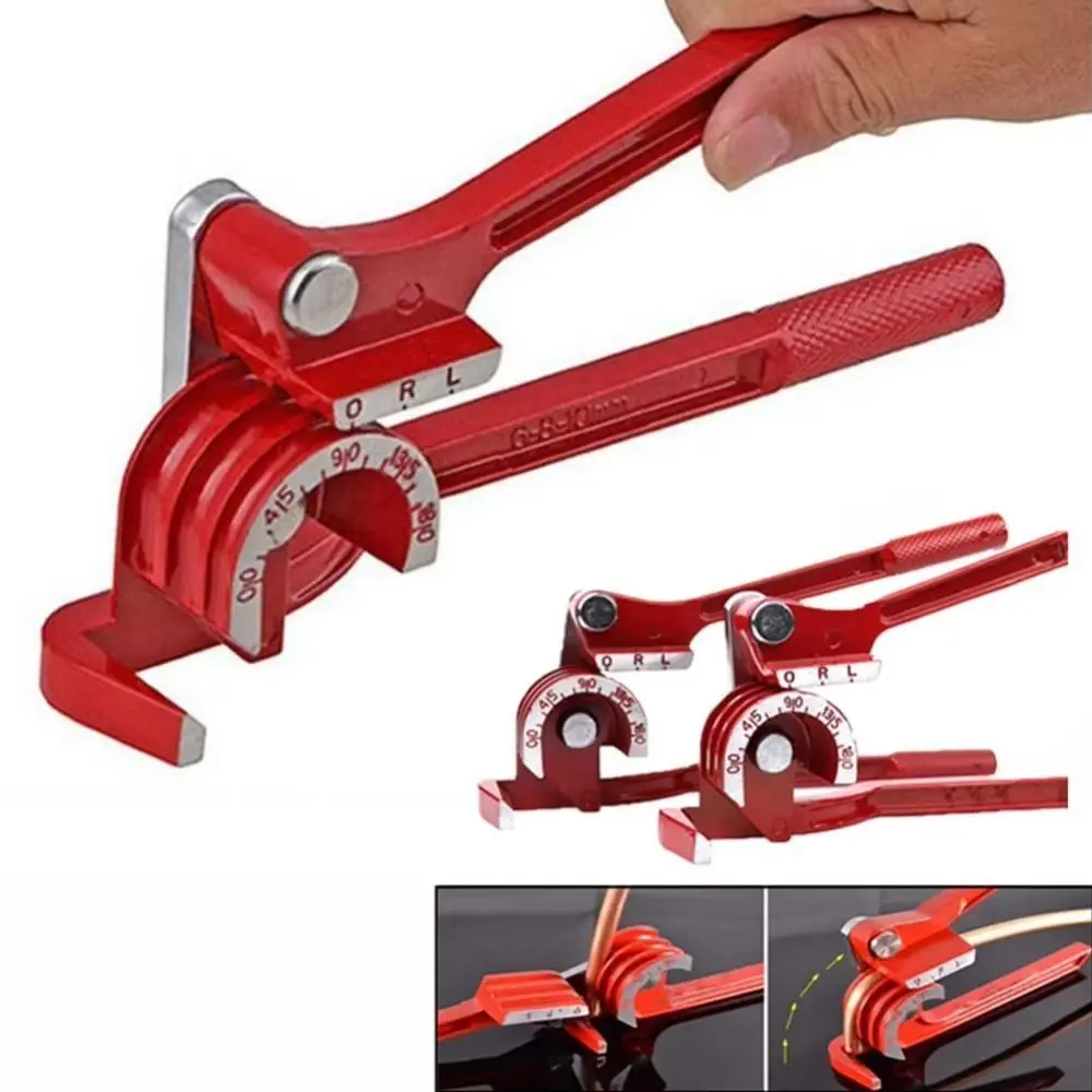

6mm 8mm 10mm Manual Bending Tool Heavy Duty Brake Pipe Rolling Fuel Brake Pipe Bender Aluminum Alloy Ergonomic