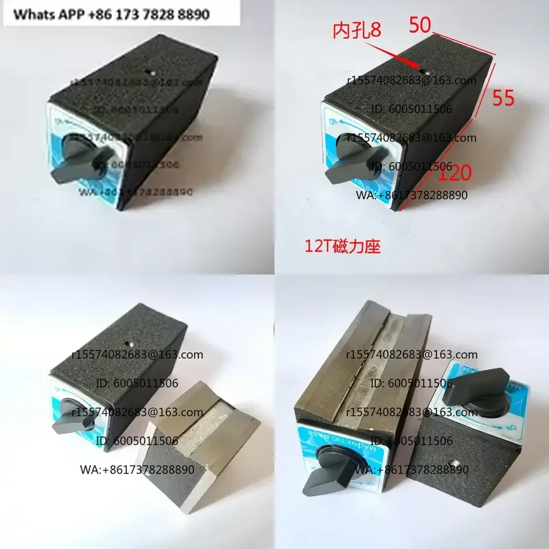 Wire Cutting Switch Type Magnetic Chuck V-Shaped Strong Magnet Block for Spark Machine and Grinder