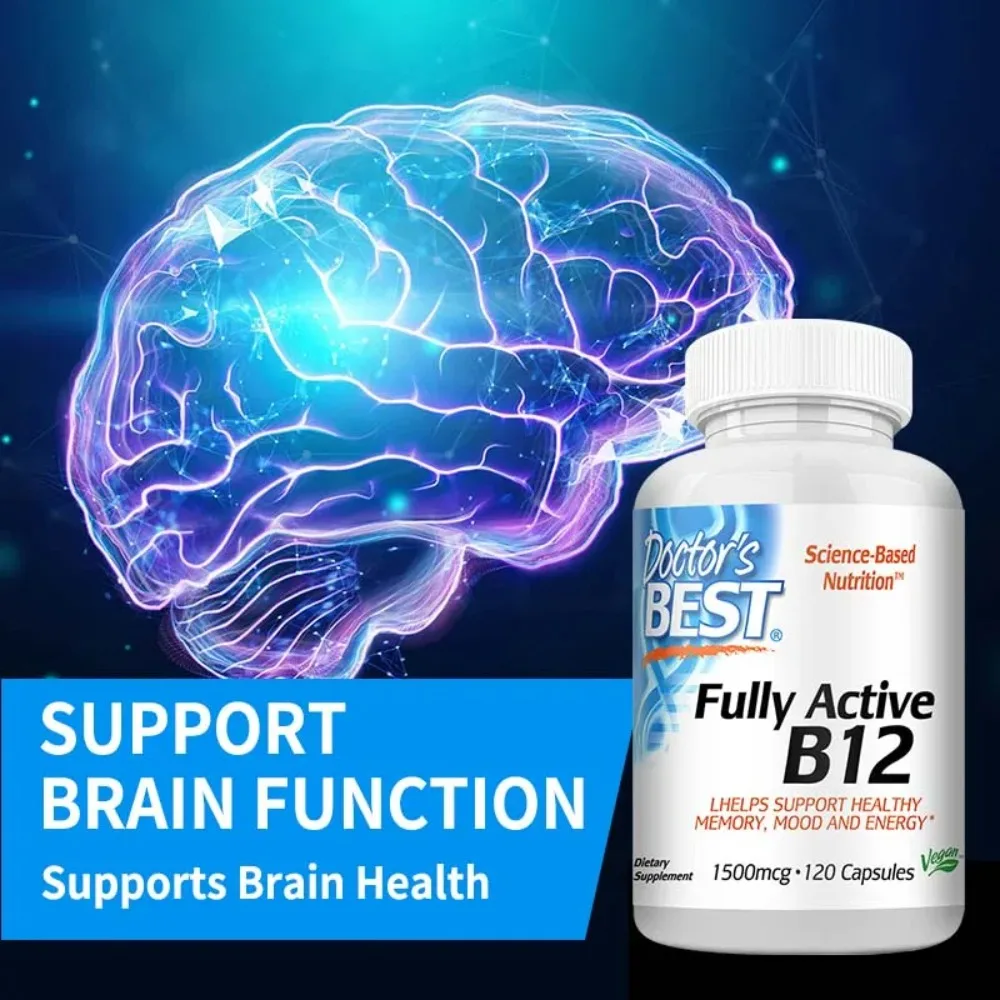 Vitamin B12 Supports Energy Metabolism Supports Healthy Nervous System Maximum Strength Daily B12 Supplement Health Care