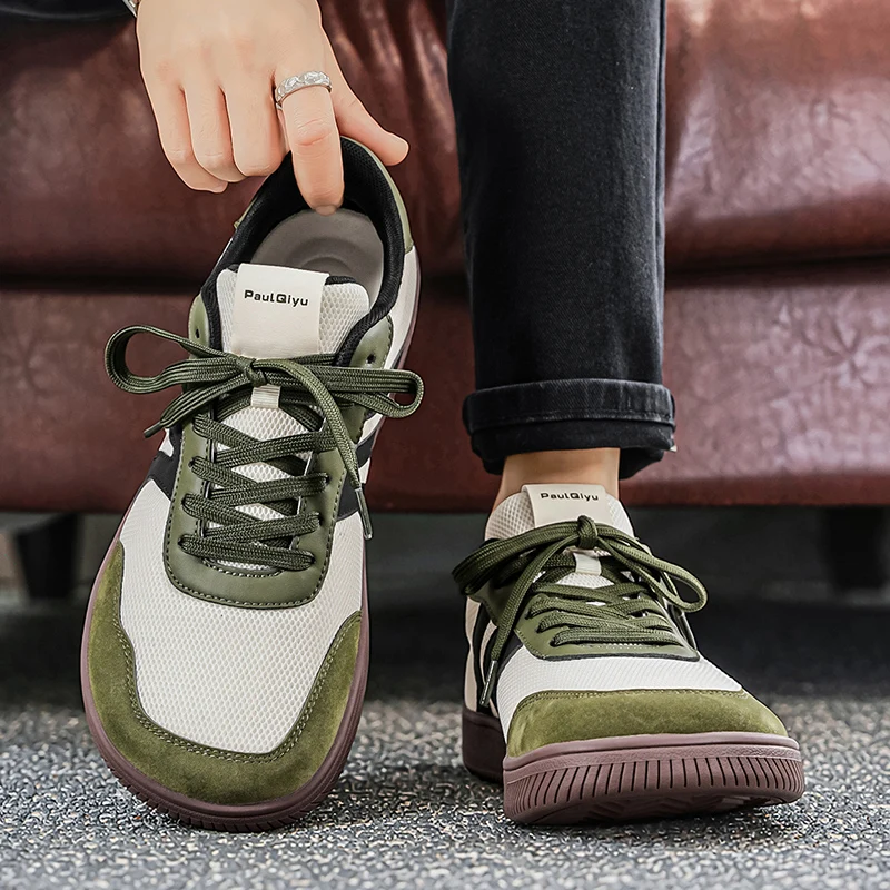 New Unisex Wider Shoes Breathable Mesh Men Barefoot Wide-toed Shoes Brand Flats Soft Zero Drop Sole Wider Toe Sneakes Large Size