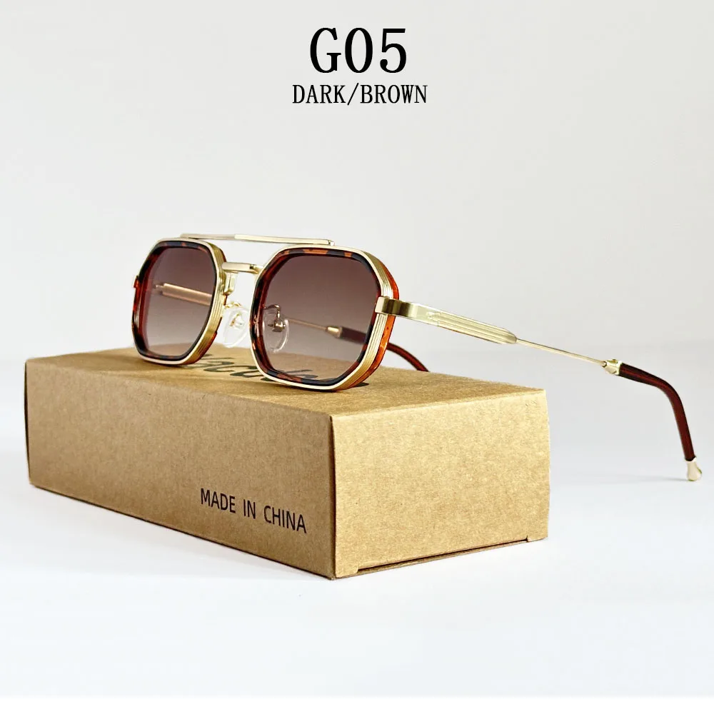 Platz Punk Sonnenbrille Für Männer Luxus Vintage Steampunk Sonnenbrille Frauen Trendy Mode Gläser Dropshipping Gafas De Sol Hombre – Detail 5