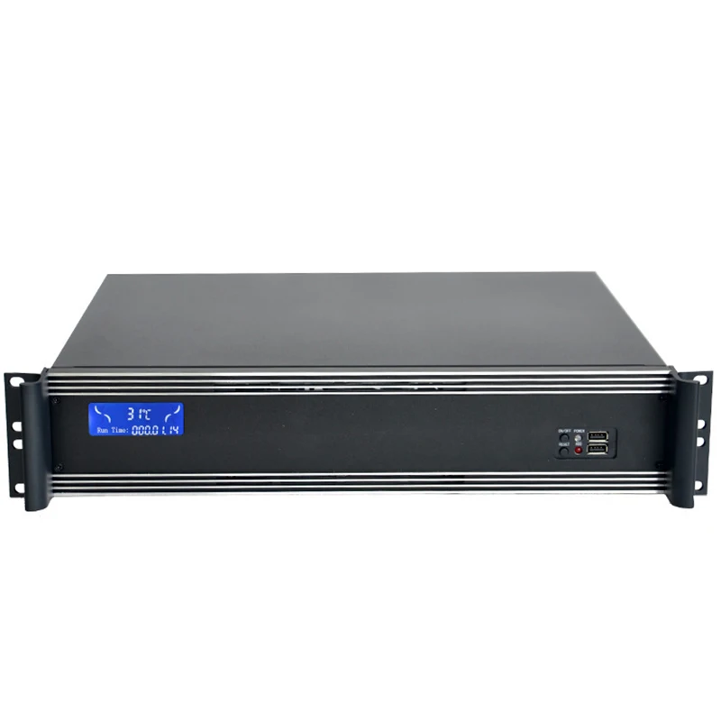 

2U350 Aluminum alloy chassis LCD display industrial control chassis Aluminum panel monitoring room chassis