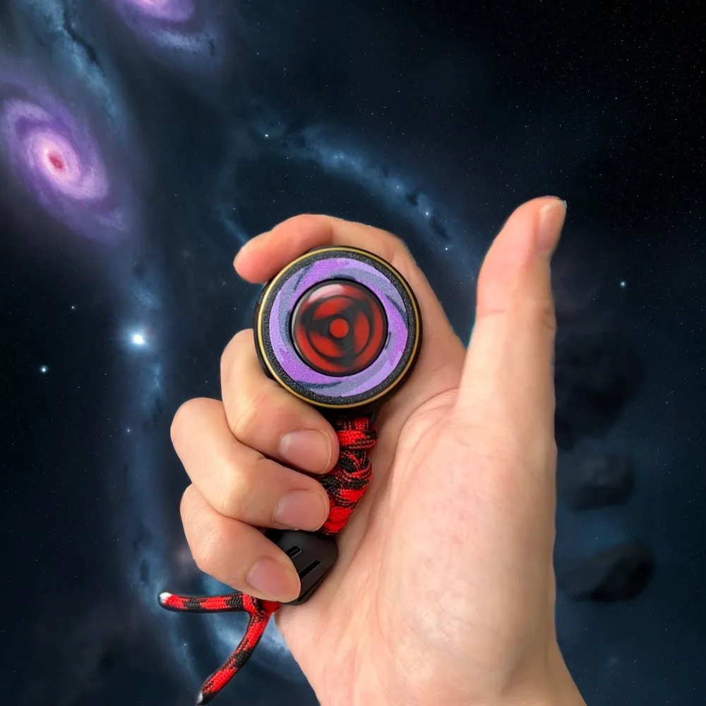 Sharingan – pièce de monnaie magnétique, curseur mécanique, plaque de poussée, Mini Fidget EDC, soulagement du Stress, jouet sensoriel, Anti-anxiété