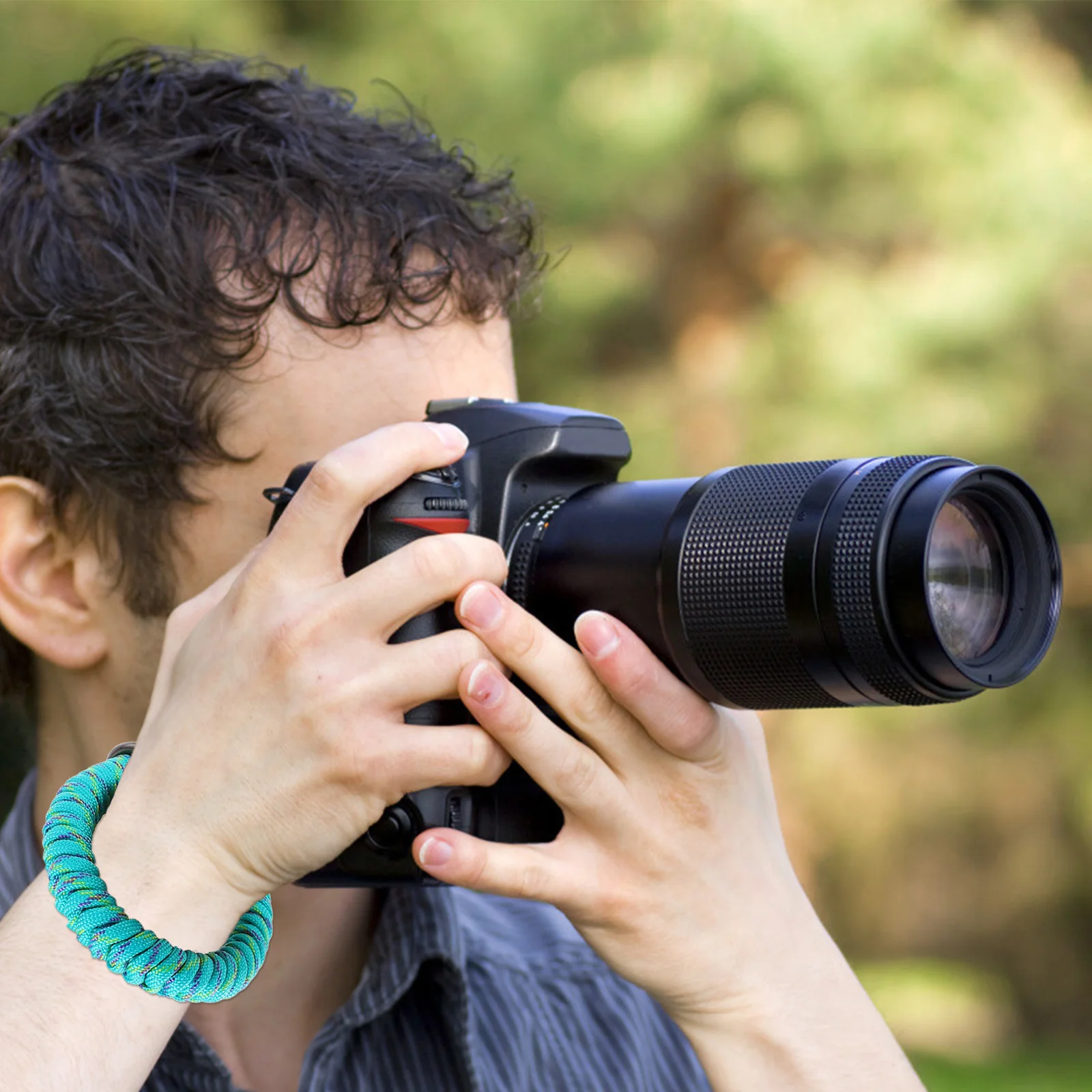 

Adjustable Retro Camera Wrist Strap Hand-Woven Knitting Lightweight High Load Camera Hand Strap Protective Wrist Lanyard