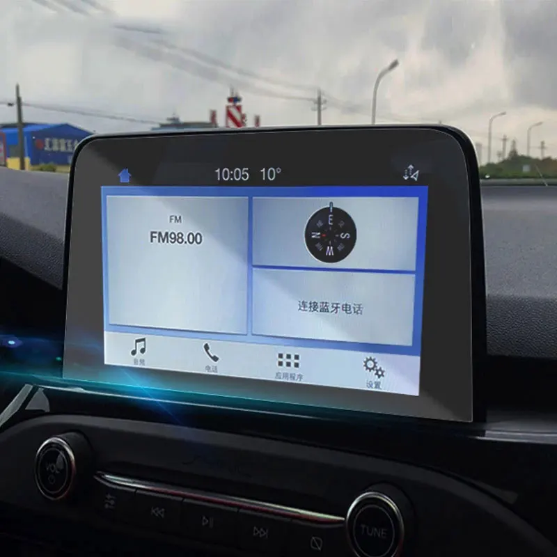 

For Ford Focus MK4 Tempered Glass Car GPS Navigation Screen Protector Display Film LCD sticker interior accessories parts