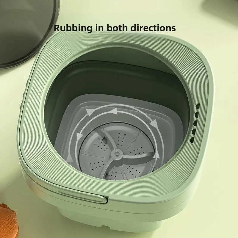 Mini washing machine folding portable elution integrated y