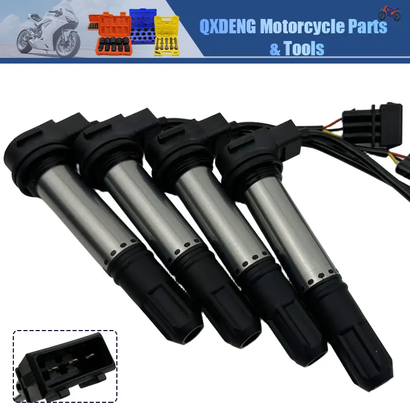 

Катушка зажигания мотоцикла для Benelli BJ300 BJ600 TNT300 TNT600 QIMOTOR SRK600 050003301200, комплект катушек зажигания, детали мотоцикла