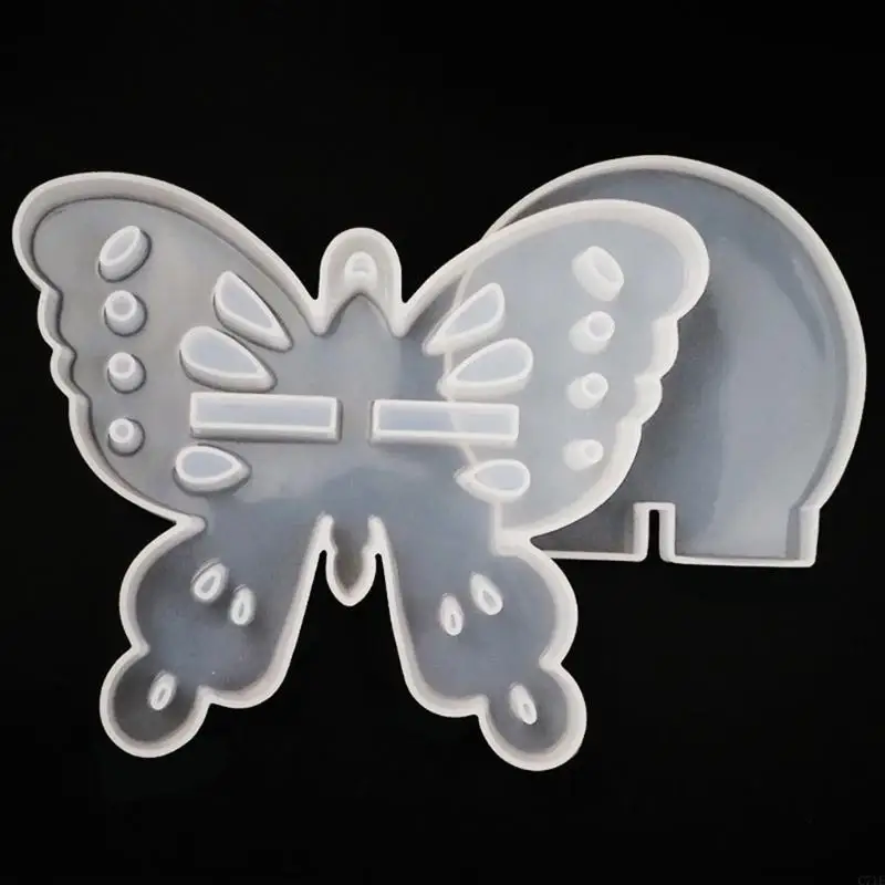 C71E DIY Epoxy Resin Silicone Mold cho Butterfly Rack Trang trí nhà khuôn đúc DIY C