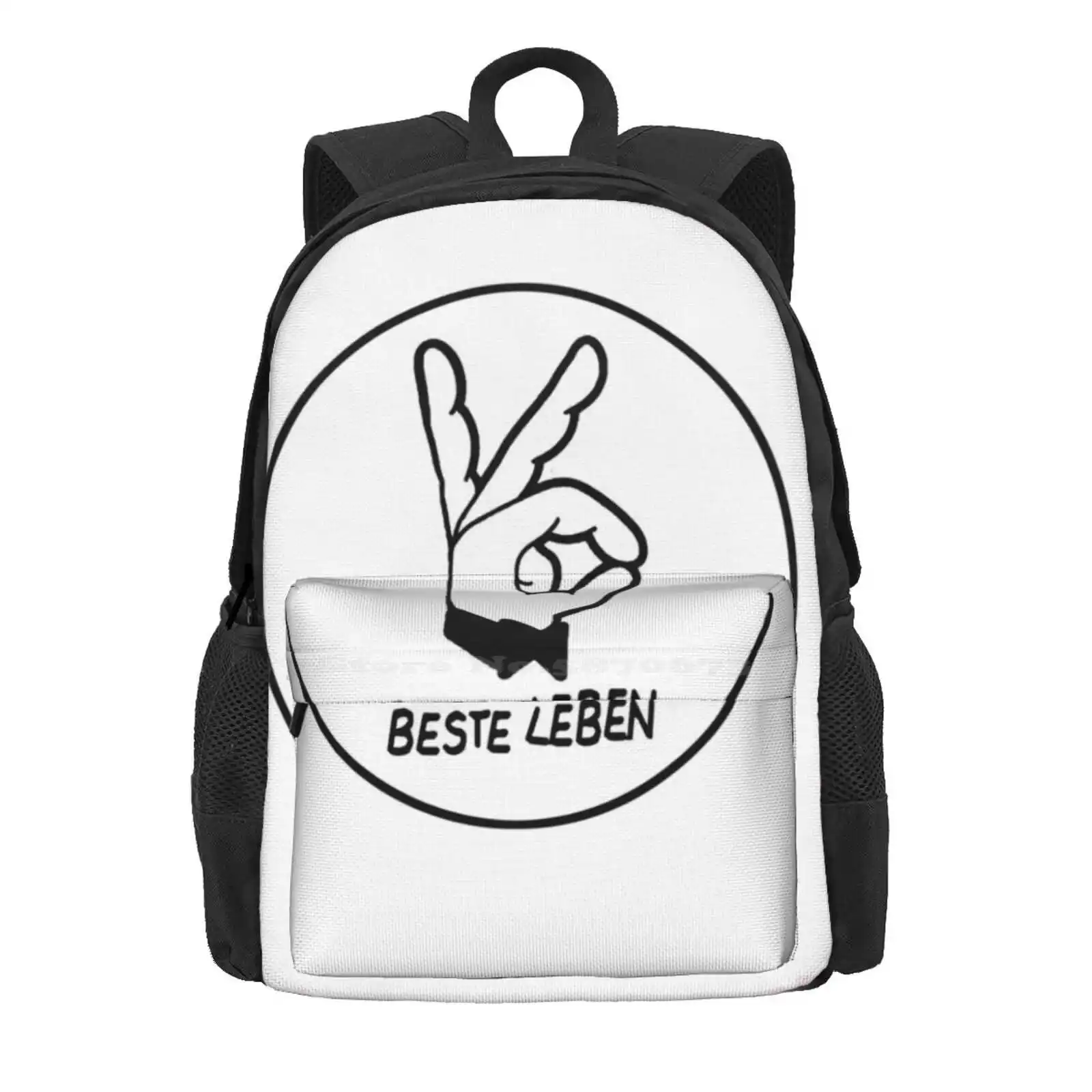 Beste Leben - Bonez Mc (Border) Hot Sale Schoolbag Backpack Fashion Bags Beste Leben Bonez Mc 187 Raf Camora