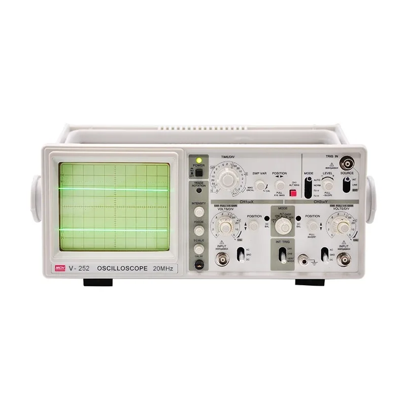 

【From China】MCH Factory Direct Selling 2 /2 Trace Oscilloscope 20Hz V-252