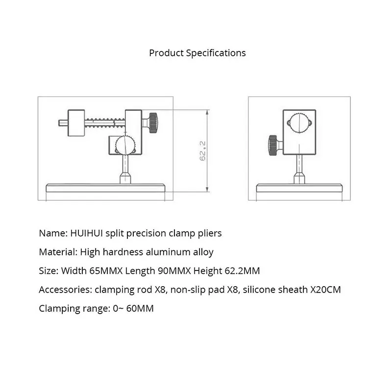 Model DIY Mini Vise Precision Universal Aluminum Work Holder Peg Clamp Base Jewelry Engraving Making Revolving Vise Bench Tool