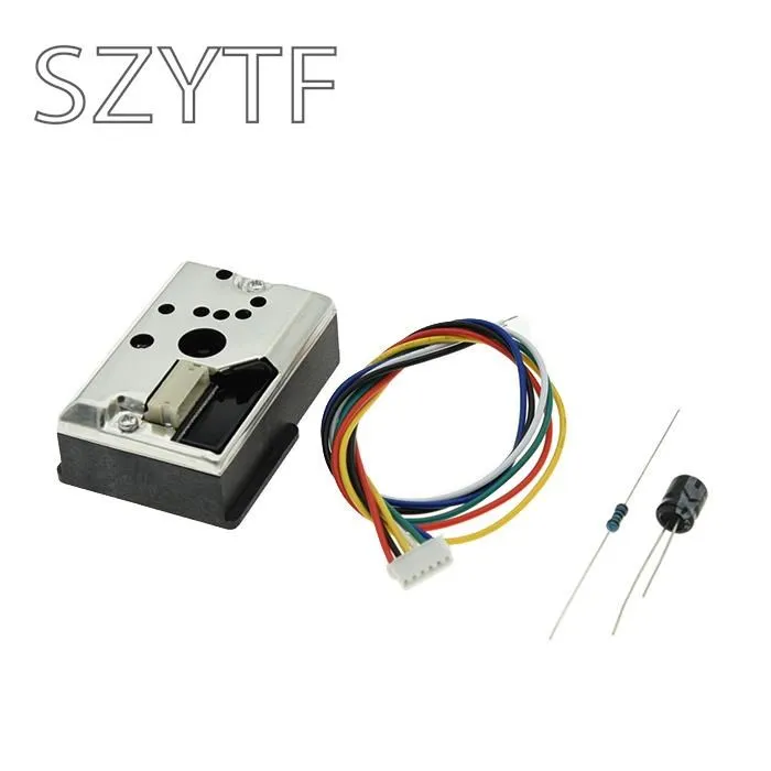 GP2Y1014AU0F Compact Optical Dust Sensor Compatible GP2Y1010AU0F GP2Y1010AUOF Smoke Particle Sensor With Cable