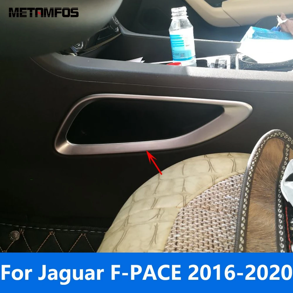 Interior Accessories For Jaguar F-PACE 2016 2017 2018 2019 2020 Matte Side Gear Shift Box Strip Cover Trim Frame Car Styling