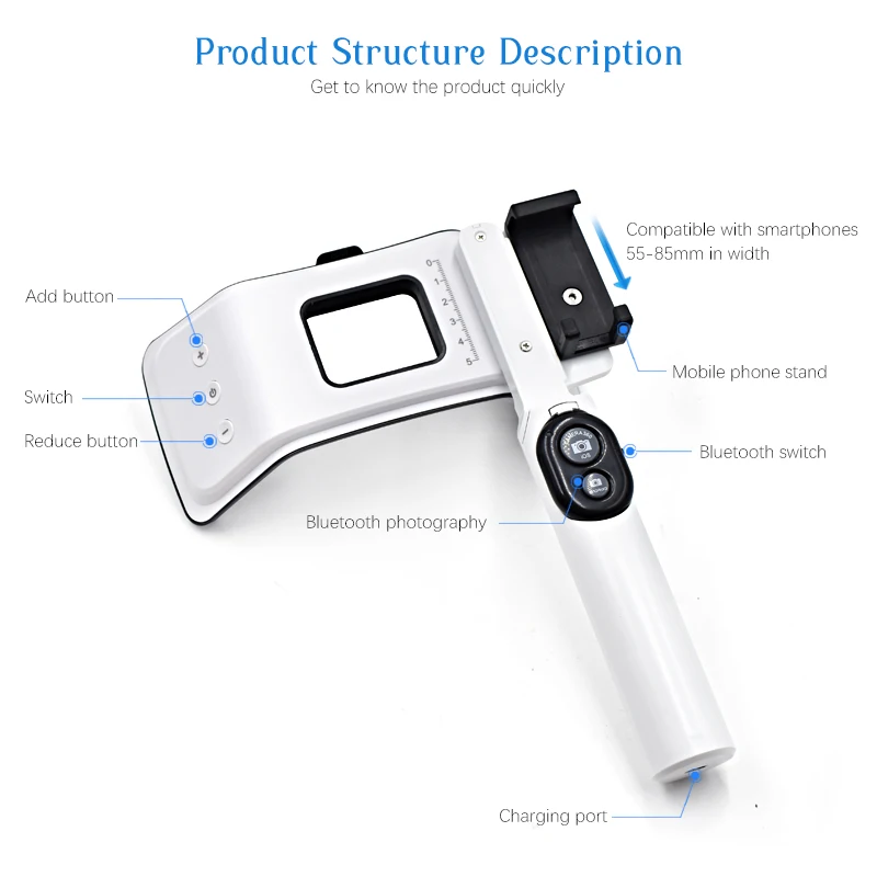 JUMTOP Dental Photography Light 20 LEDS Work Environment Lighting Oral Snapshotting Light Environment Lamp for Dentist