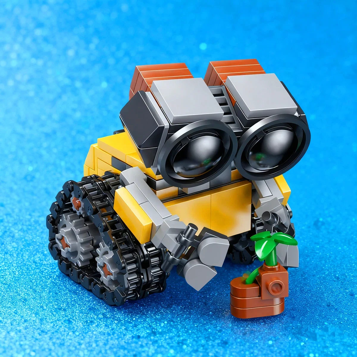 Robot Droid Science Fiction Cartoon Movie Cute Home Decor MOC Space Figure Model Building Block Brick Diy Toy Gift