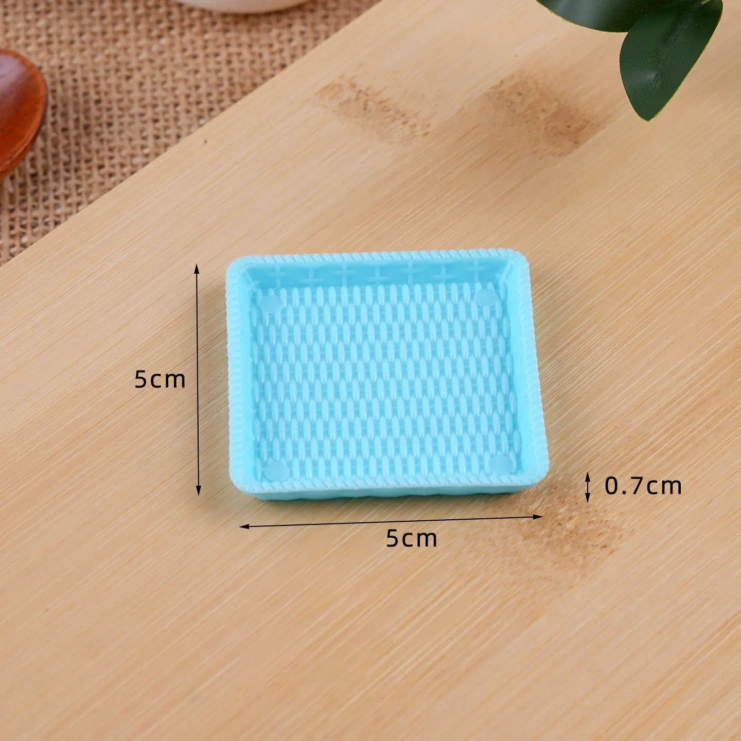 Mini Mand Groentemand Rekwisieten Poppenhuis Supermarkt Scène Eten Speelgoed Miniaturen Simulatie Huisdecoratie Decoratie 20st/lot