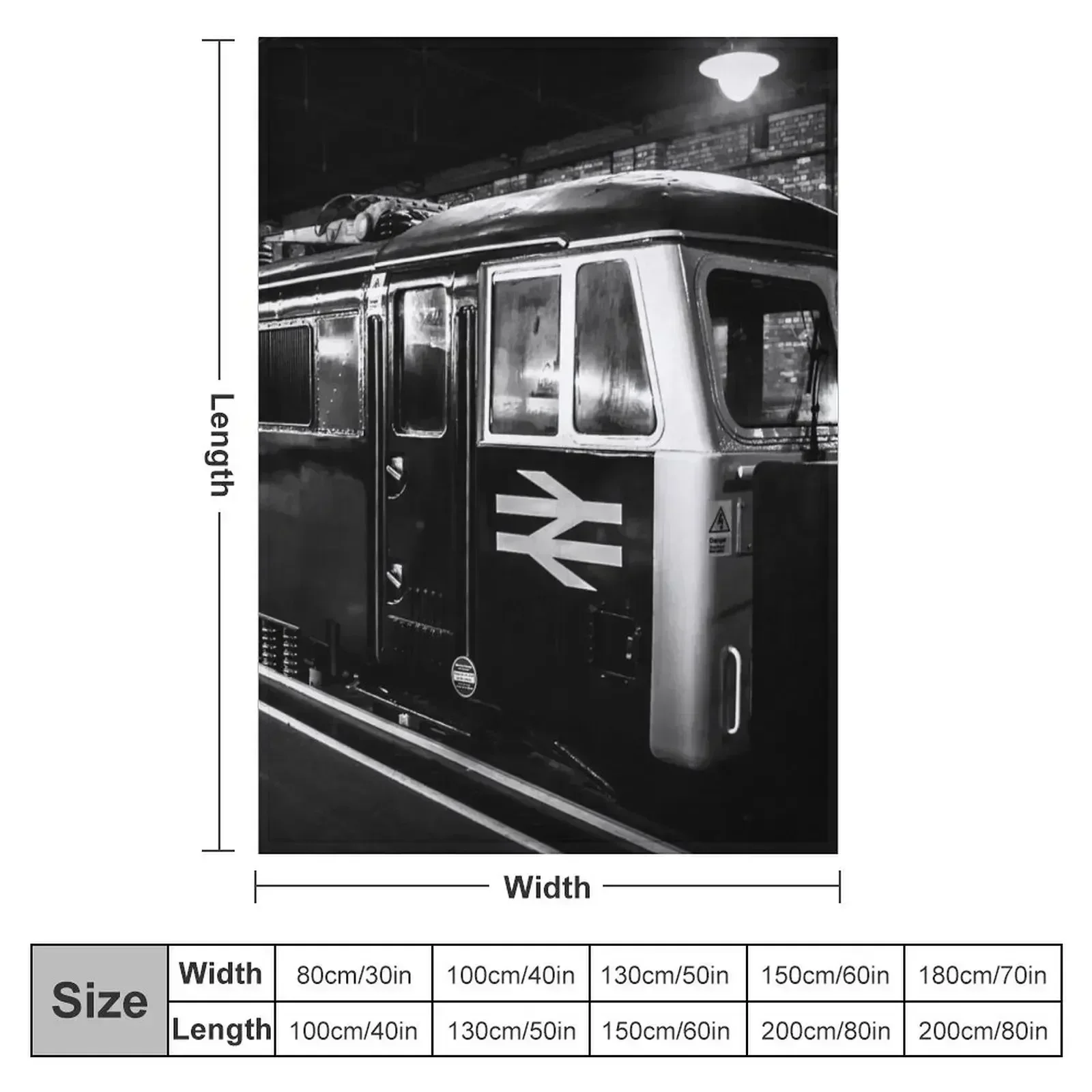 British Rail Royal Scot Locomotive Throw Blanket couch cozy soft plush fuzzy picnic outdoor blanket
