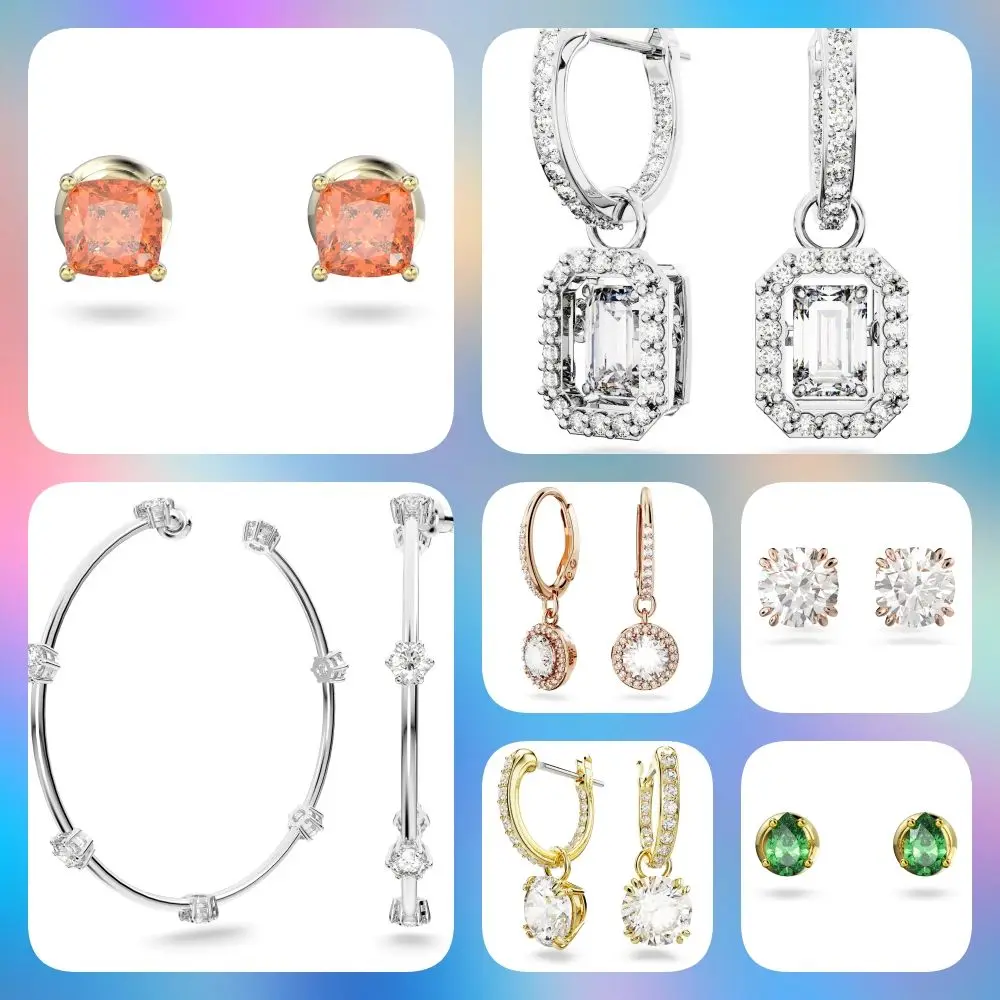 

S925 Sterling Silver Earrings for Women Girls Jewelry Gift for Her on Anniversary Valentine’s Christmas Party