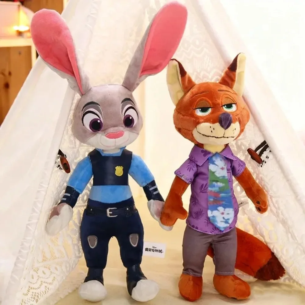 

38cm Disney Zootopia 2 Character Rabbit Judy Hopps Fox Nick Wilde Cartoon Soft Cute Plush Toy Doll Birthday Gift Christmas Gift