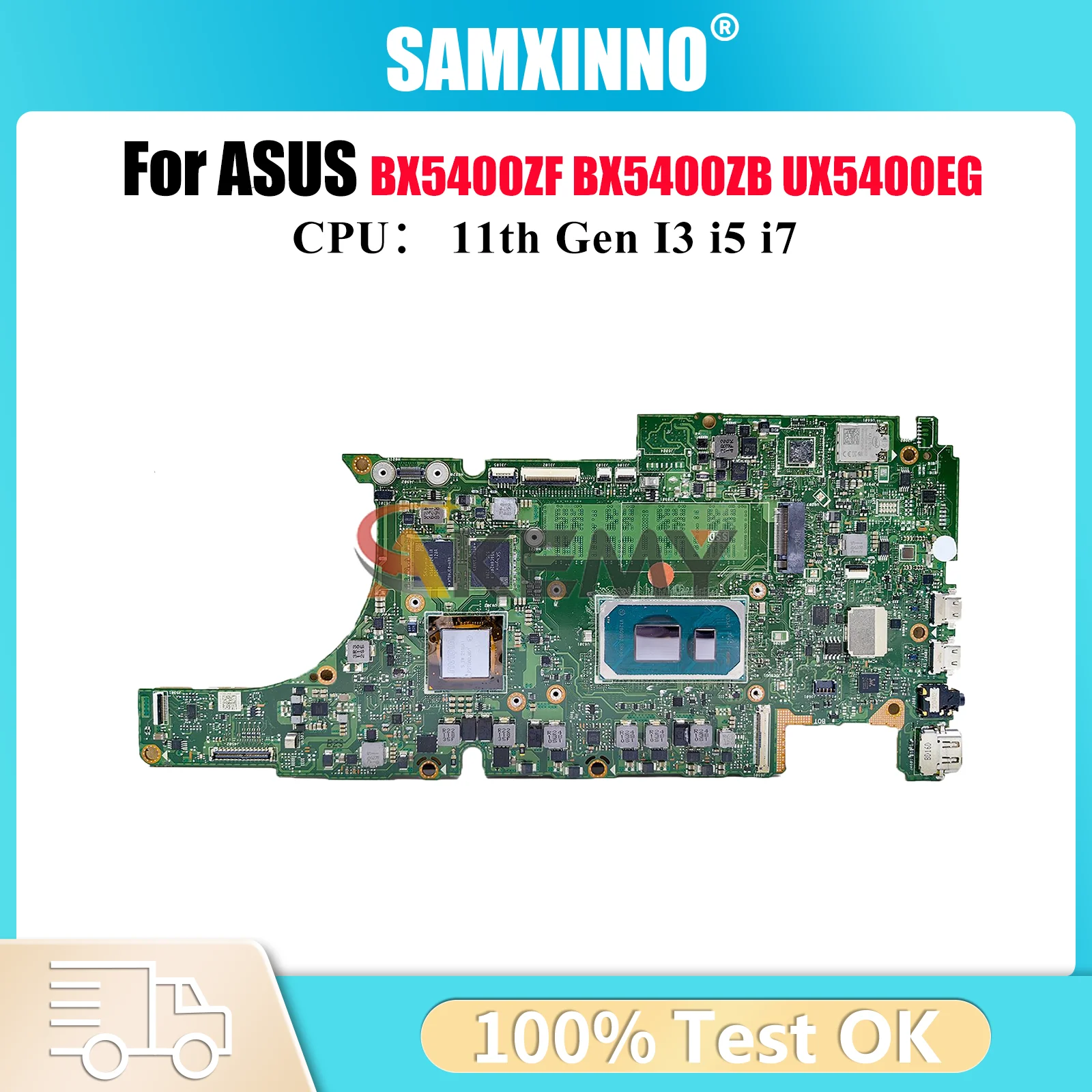 

UX5400EG Laptop Motherboard For ASUS BX5400ZB P5400ZB RX5400ZF RX5400ZF RX5400ZB UX5400 BX5400ZF Mainboard W/ 11th Gen I3 i5 i7