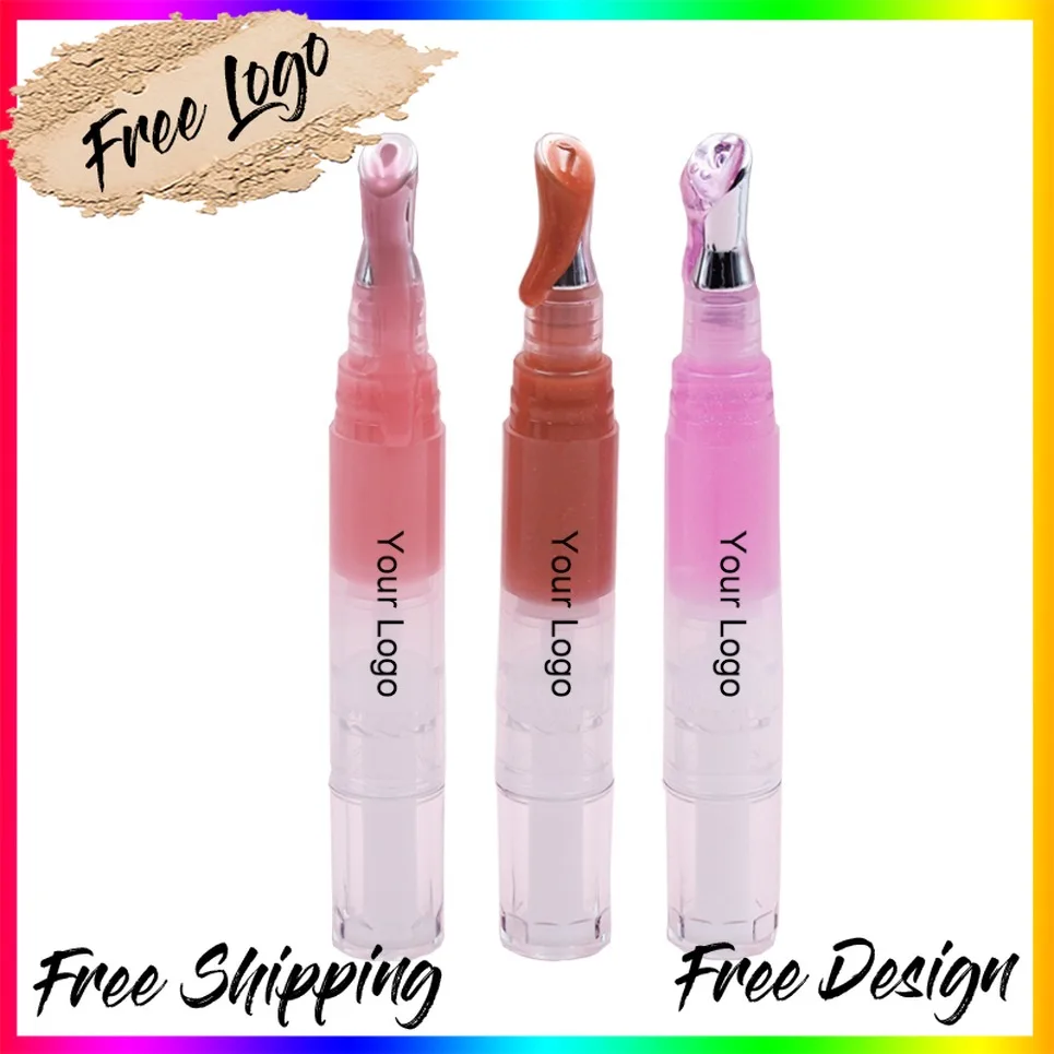 Vegan Temperature Change Lip Oil Custom Logo Hydrating Moisture Makeup Lipgloss Private Label Wholesale