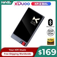 xDuoo XP-2 BAL HD Bluetooth USB DAC/AMP Balanced Headphone Amplifier With Mic DSD256 32-Bit/384kHz PCM LDAC NFC 4.4mm Output