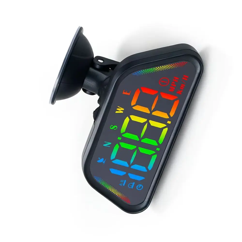 G23 Universal Digital GPS Speedometer Color Font HD LCD Projection Car HUD Multi Functional Tester Head Up Display New