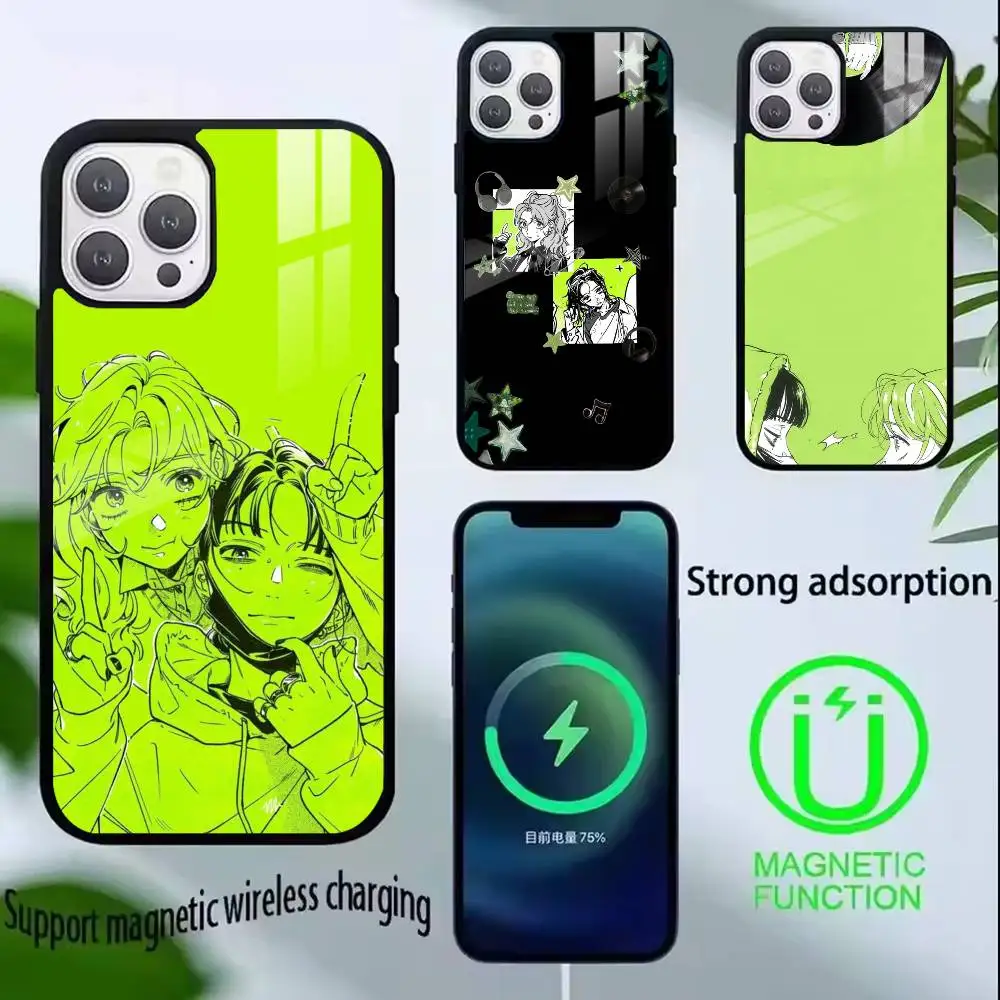 

Aya Osawa Mitsuki Koga MitsuAya Phone Case For iPhone17,16,15,14,13,12,11 Plus,Pro Compatible with magnetic wireless charging