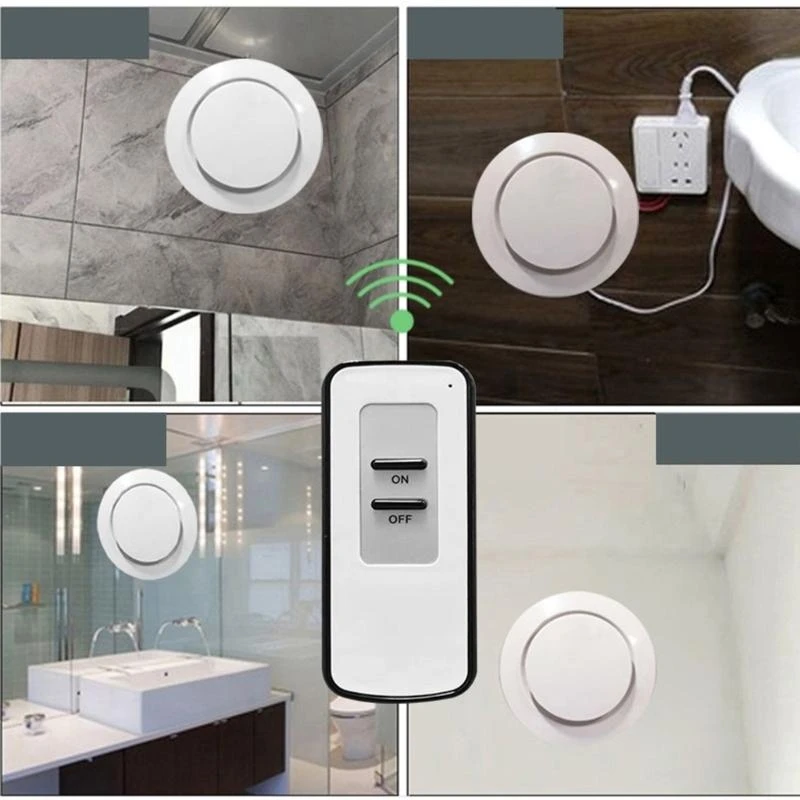 원격 제어 배기 팬 조절 가능한 덕트 팬 저음 환기 팬