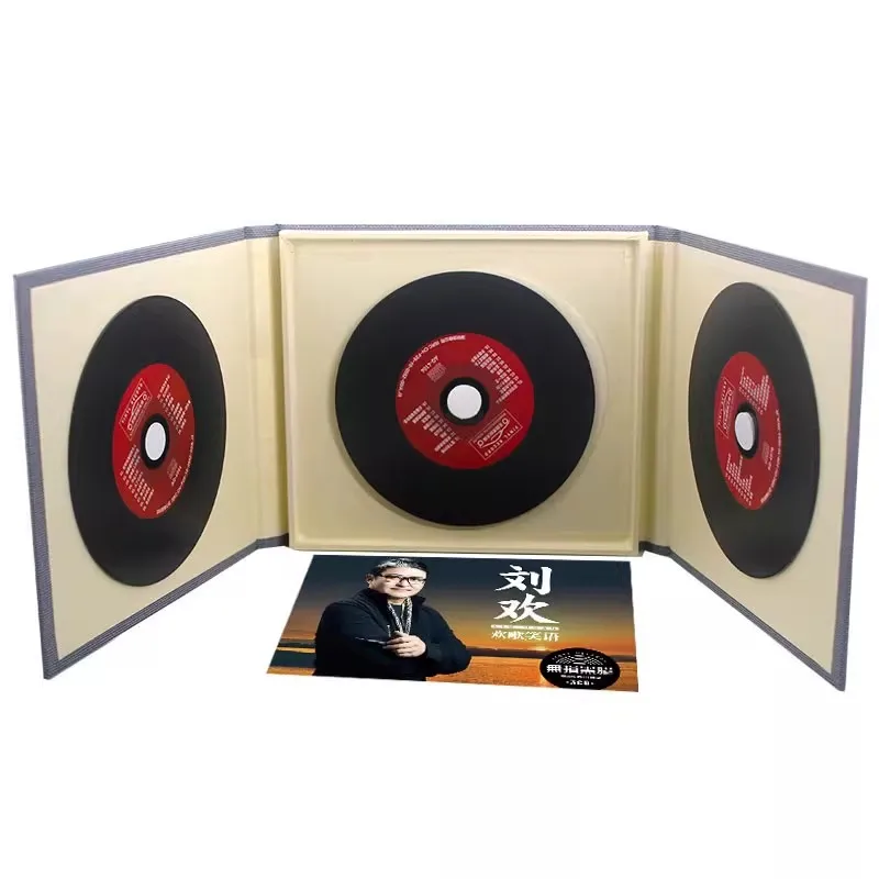 China LPCD Disc Box Set Chinese Male Music Producer Singer Liu Huan Pop Music 51 Songs 3 CD Chinese Music Learning Tools