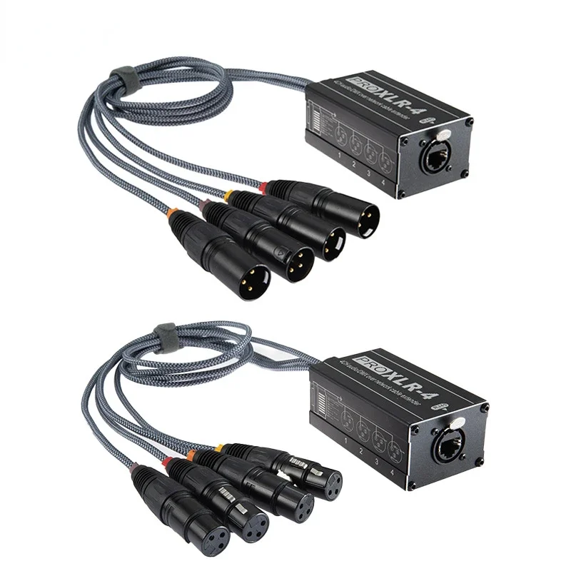 male female RJ45 To XLR Audio Cable DMX Splitter For Network Extension Of Stage Or Studio Recording  AUX Cables dropship