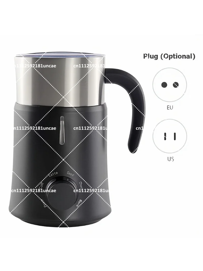 110V/220V 4-in-1 Electric Milk Frother, Auto Mixer, Coffee Foamer, Stainless Steel Milk Steamer Warmer