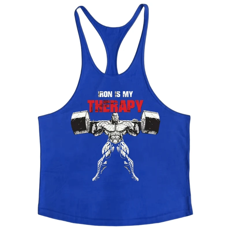 Training Stringer Tank Top for Men, Breathable Vest, Quick-Dry Sleeveless Gym Muscle Tank for Bodybuilding