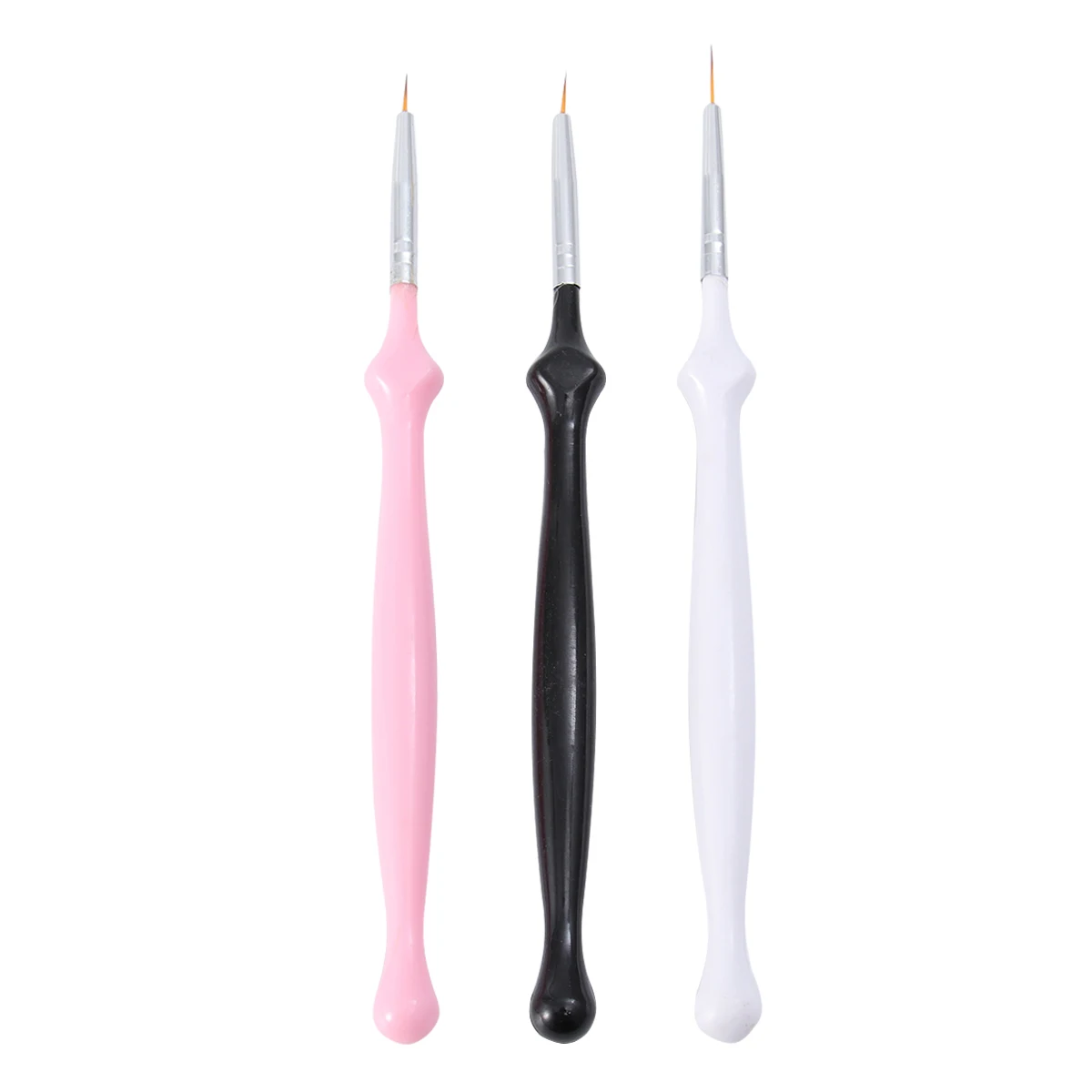

3Pcs Creative Nail Art Pen Set Durable Premium Material Professional Beginner Use Essential Item Nail Enthusiast