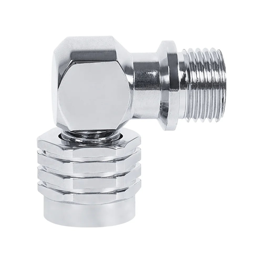 Diving Regulator Second Stage Swivel Fitting with 360 Degree Rotating Head Compatible with Standard Scuba Hoses
