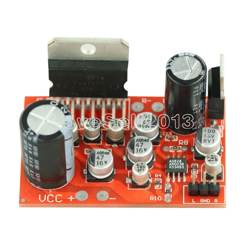 DC 12V TDA7379 38W+38W Stereo Audio Amplifier Board w/ AD828 Preamplifier Super Than NE5532 Amplifier Board Module NEW