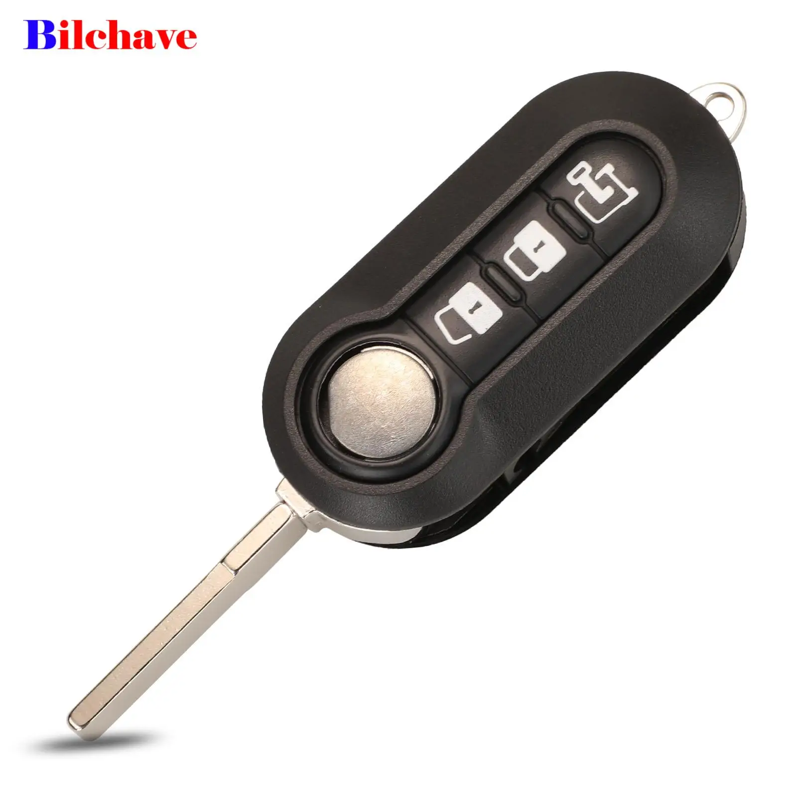 jingyuqin 2/3BTN Do Fiat 500 Panda Punto Bravo Doblo Peugeot Boxer Citroen Przekaźnik Fiat Ducato Lancia Musa Flip Remote Key Shell