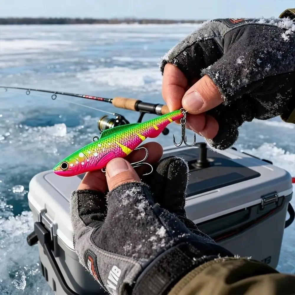 

8 шт./кор. рыбные приманки 26 г, вес VIB, приманка для длительного заброса, длина 9 см, тонущий гольян, все слои воды, жесткая приманка для зимней рыбалки