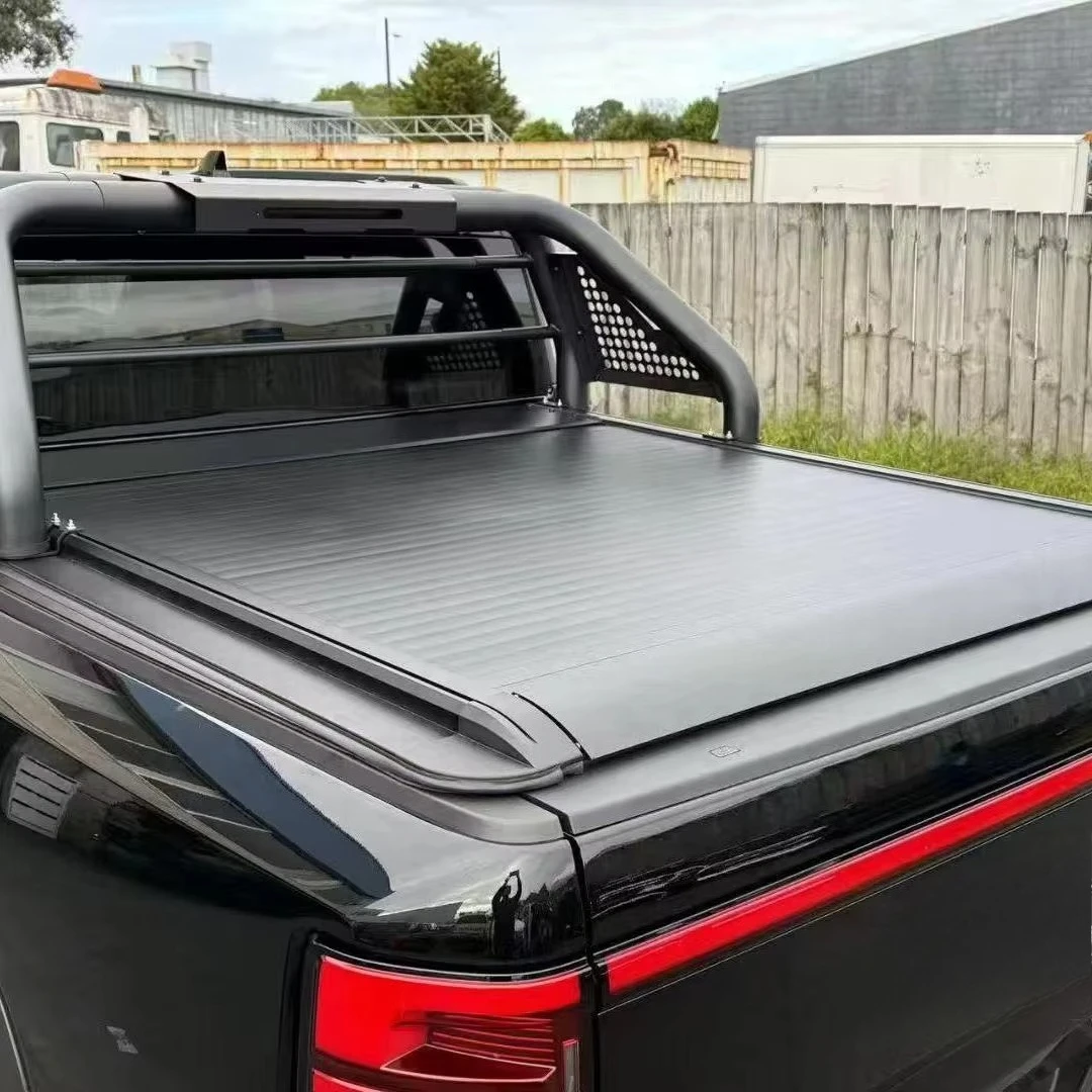 

Automatic Roller Shutter Truck Tonneau Cover Soft Bed Retractable Pickup Roller Cover Roll up Operation for Hummer EV 2025