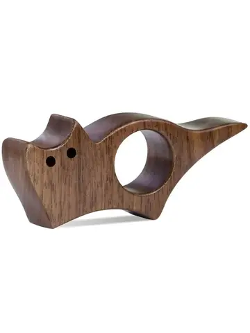 Wooden Pet Cat Dog Reading Bookmark Bookmarks Rings School Supplies Student Pages Guide Marker Marking Sign Book Page Holder