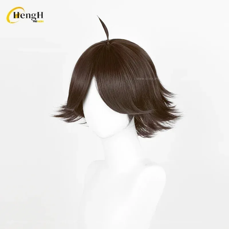 عالية الجودة الاصطناعية أنيمي رينتارو سونا قصيرة 30 سنتيمتر البني تأثيري مقاومة للحرارة الشعر هالوين شعر مستعار للحفلات + غطاء شعر مستعار