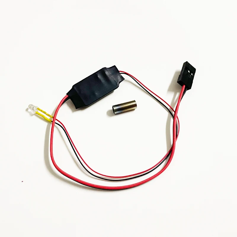 Model Rc symulacja bezwładności lampy tylna rura wydechowa błyskowej Ch3 zasilany na 1/24/28/32/36 RC MINI-Q MINI-D