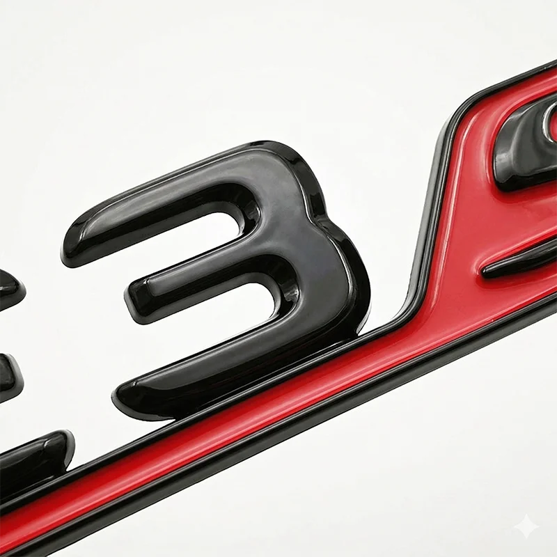 3D ABS Car Trunk Letters Emblem Badge GLE 63 GLE63S For W166 W167 Auto Rear Decal Sticker Gloss Black Chrome Accessories