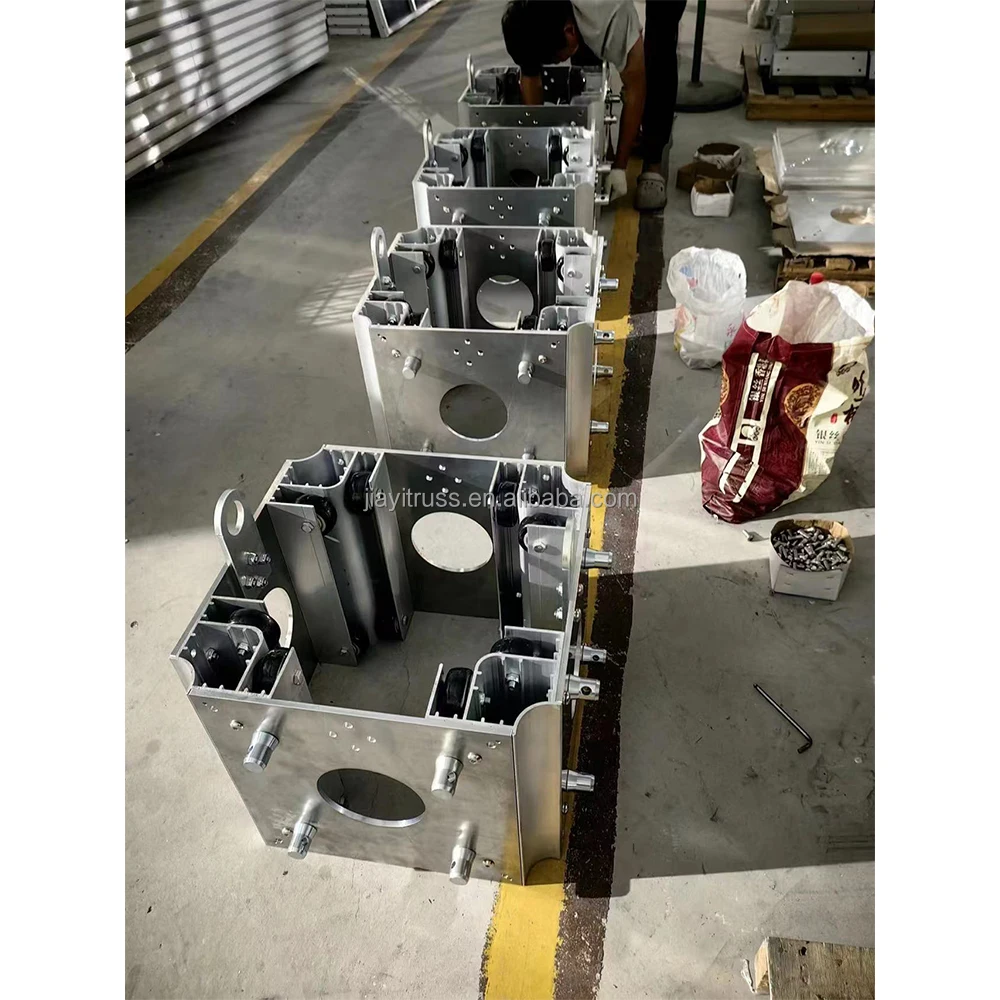 TUV Certified Aluminum Stage Truss Lifting System Manufacturer Ground Support Tower Aluminum Truss Display