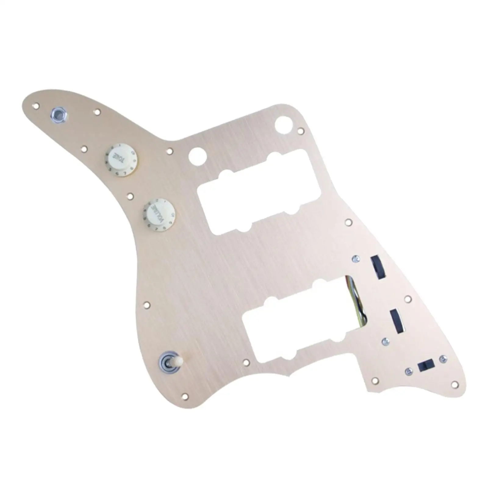 

Scratch Resistant Electric Guitar Pickguard Aluminum Alloy Plate Accessory for Custom Electric Guitars