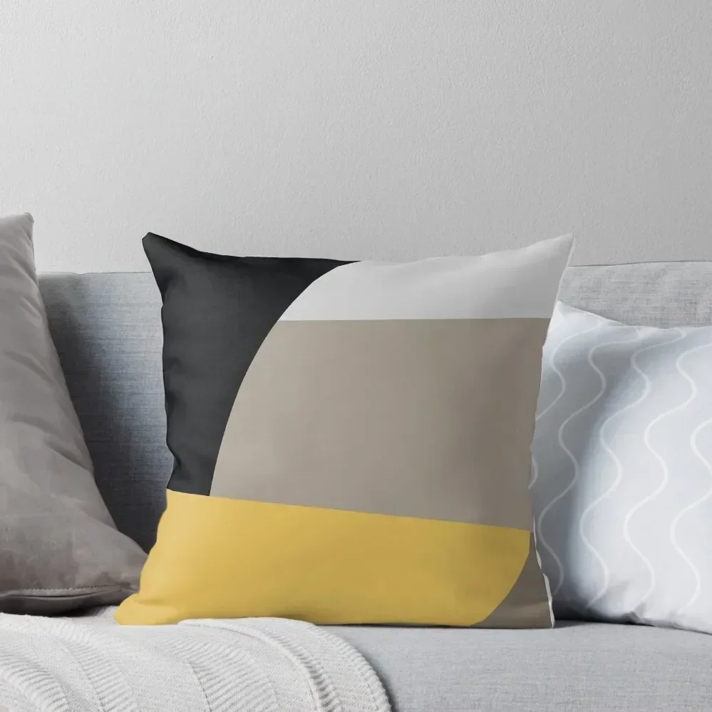 

Mid Century Modern Vintage Inspired Colorfield Geometric Abstract Poster Throw Pillow Cushions For Sofa pillow