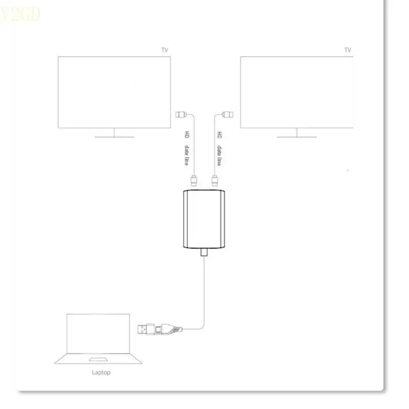 

Y2GD USB до двойного 1080p 1080p.