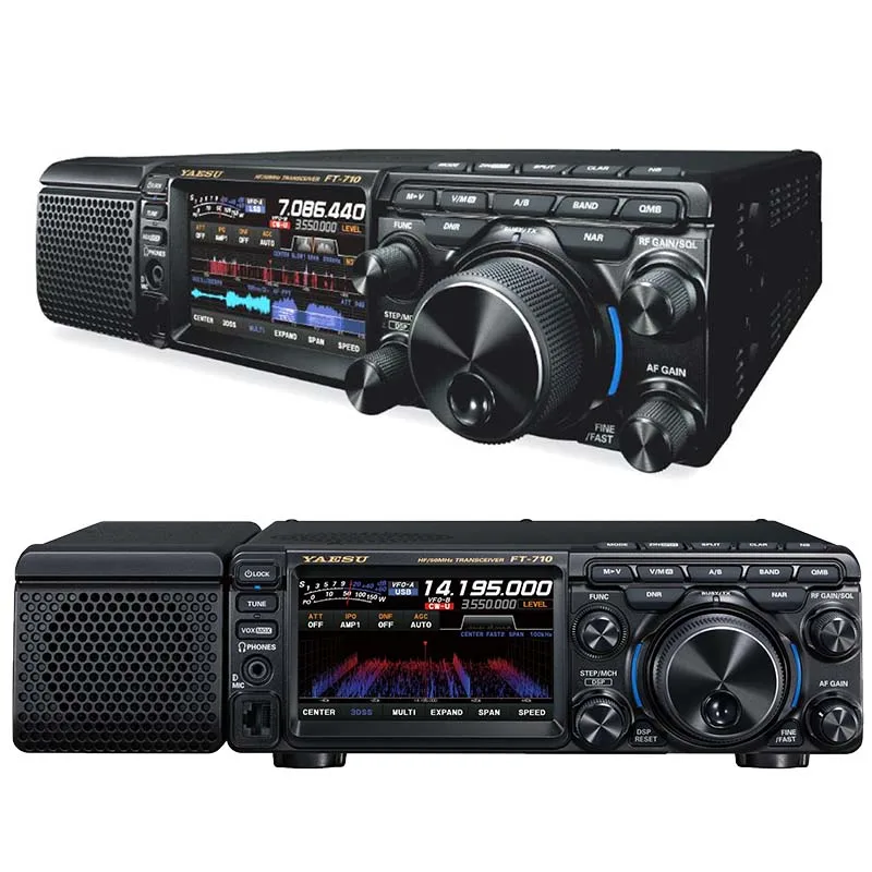 Yaesu FT-710 100W HF 50MHz 70MHz Band AESS Shortwave Compact Walkie Talkie HF SDR Amateur Transceiver Mobile Base