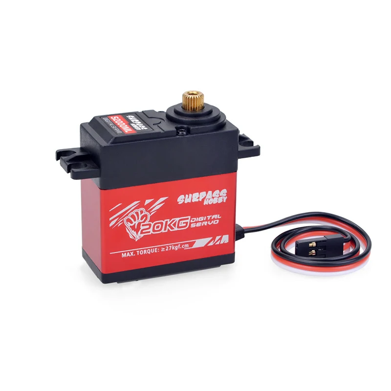 

SURPASS Hobby Digital Servo 9G 17G 25G 6KG 9KG 15KG 20KG Micro Servo с металлической шестерней для 1/8 1/10 RC автомобиля Самолет Робот-планер