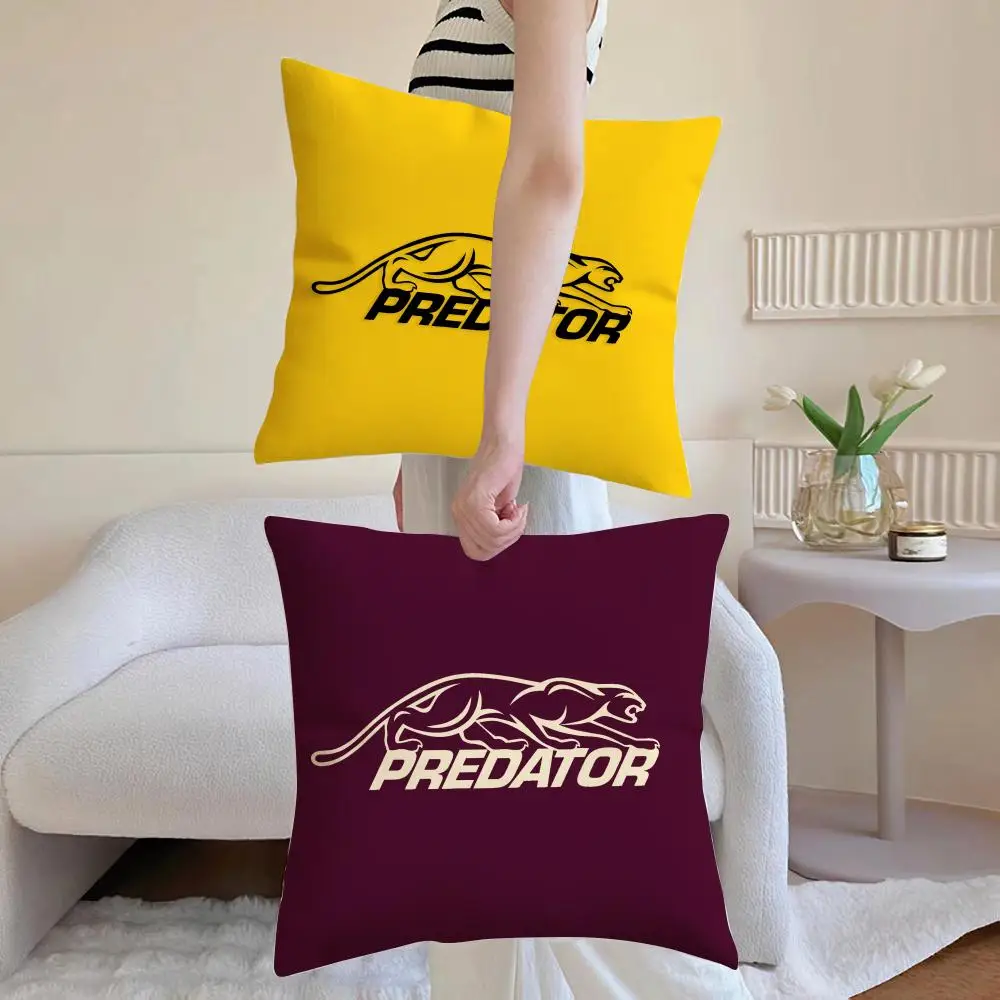 Movie P-Predator Cushion Cover Breathable Linen Pillowcase Summer Odorless Eco-Friendly Invisible Zipper Washable